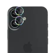 EFM Camera Lens Screen Armour for iPhone 16 and 16 Plus- Rainbow