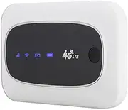 4G LTE Mobile WiFi Hotspot, Portable Wireless WiFi Modem Router with SIM Card Slot Support TDD-LTE/FDD-LTE/UMTS Up to 150Mbps, Network for Up to 10 Devices for Europe Asia (White)