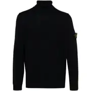 [Stone Island] Stone Island Roll-neck Wool Jumper XXXL BLUE