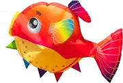 Puffer Fish Windsock Hanging Décor for Garden Backyard Balcony Porch Party Camps