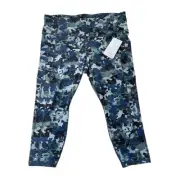 Athleta Ultimate Stash II Yoga Pants 7/8 Tights Womens Size 2X Cloud Camo NEW