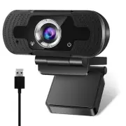 HD Webcam Microphone Streaming USB PC Laptop Webcam Plug and Play Web Camera