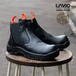 男士安全鞋鐵頭皮革工作安全鞋建築項目工廠工業承包商防滑