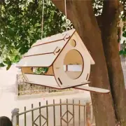 DIY Detachable Assembly Wooden Nest Pet Parrot Parakeet Bird Nesting Box Supplie