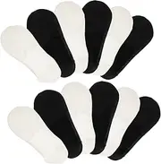 [Ipetboom] Invisible Low Cut Socks for Men 6 Pairs Ice Silk Tabi Socks Breathable and Comfortable