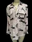 AMORE COUTURE Button BLOUSE TOP SIZE L Milk And Honey