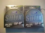 2 NEW 30lb Sufix Performance Tip Up Line Black 50yd EACH Ice Fishing
