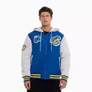 West Coast Eagles Adult Patchwork Bomber Jacket