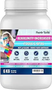 Puerto Verde • Pool & Spa Alkalinity Lifter 1.75 kg Total Alkalinity Correction & pH Balance Fast Acting Powder Format Hermetic Bucket Includes Dosing Cup European Production