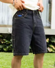 [Rip Curl] Rip Curl Men's Archive Denim Walk Shorts in Washed Black Size 38 38 Washed Black