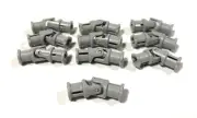 x10 Lego New Light Bluish Gray Universal Joint 3L - Technic 61903