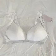 Calvin Klein CK Women's Pure Ribbed Bralette NWT Size XL MSRP $38