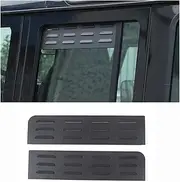 Compatible For Land Rover Defender 90 110 130 2004-2023 Car Rear Side Window Louvers Air Vent Scoop Shades Cover Trim Blinds Car Accessory(For 2004-2018)