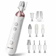 Nail File Electric 8in1 Set Cordless Pedicure Tools 5 Speeds Manicure Toe Grinder Thick Nails Foot Care Beauty Kit