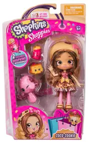 SHOPKINS SHOPPIES S4 SINGLE PACK W1 COCO COOKIE