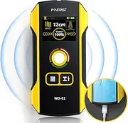 Stud Finder Wall Scanner - FNIRSI Upgraded WD-02 TFT Display Electronic Stud Detector with HPC Chip, Wall Scanner with Positioning Hole for Center and Edge of Wood AC Wire Metal Studs Joist Pipe