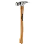 Stiletto Claw Hammer 18" Titanium Smooth Face w/ Curved Hickory Handle 14 oz