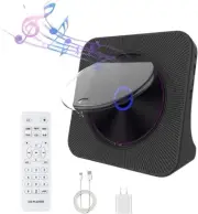 Portable CD Player, Personal CD Player Home Audio with Bluetooth & Remote Contro