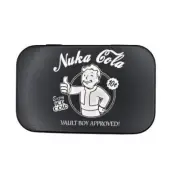 Nuka Cola Fallout Style Laser Engraved Tin with 5 Bottle Caps Hand made High