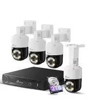 Loocam AI Powered 4K Ultra HD 8-Channel PoE NVR Security Camera System 2TB HDD