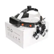 3.5X Dental Surgical Headband Binocular Loupes Medical Magnifier LED Head Light