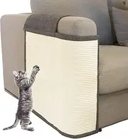 Cat Scratch Sofa Couch Protector,Furniture Protector from Cat Scratching with Natural sisal for Protecting Sofa Couch (Right Hand)