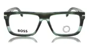 BOSS Boss 1503 6AK Men's Glasses Green Size 53 - Private Health Rebate - Blue Light Block Available