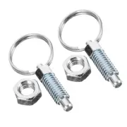 2 Pcs Position Pin Spring Push-pull Plunger Backs Locking Loaded