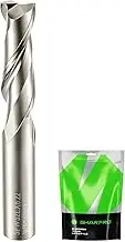 SHARPRO Upcut Spiral Router Bit 1/4 Inch Shank 1/4 Inch Cutting Dia. Upcut CNC Router Bit Solid Carbide, Ideal for Wood Cutting, Slot Mortise, Engraving