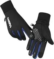 [yuksok] Kids Winter Gloves Snow Ski Gloves Touch Screen Mittens Gift Fleece Liner Cycling Gloves for Snow Motorcycling Driving Sports