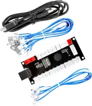 Reyann Zero Delay Arcade USB Encoder Pc to Joystick for Mame Jamma & Other Pc Fi
