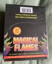 25 PACK Magical Flames Create Colorful & Vibrant Flames for Fire Pit Color Your
