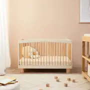 Addison Cot - Putty/Natural
