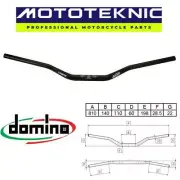 Domino Black HSA Trials Fat Bar / Big Bar Handlebars to fit Can-Am Bikes