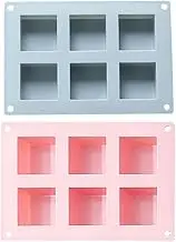 VILLFUL 2pcs 6 DIY Soap Tools Wall Mounted Soap Dispenser Mold Soap Kit Honeycomb Mold Soap Molds Candy Bees for Cake Decorating Soap Making Supplies Cake Pop Mold Cake Mold