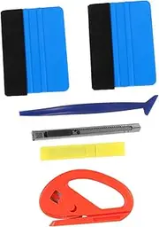 Mobestech 15-piece Car Window Tinting Kit Felt Squeegee Extendable Utility Knife Clip Blade Portable Soft Detailing Set