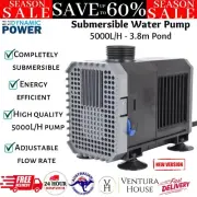 Dynamic Power Submersible 5000LH 80W Aquarium Fish Tank Fountain Pond Water Pump