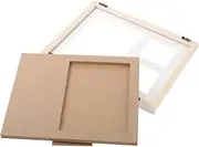 Photo Frame Newborn Handprint Footprint Baby Keepsake White Clay Unique Decor