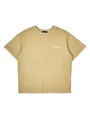 [We11done] Beige 1506 Logo Basic T-Shirt