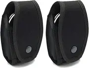 2 Pcs Handcuff Holster, Law Enforcement Cuff Holder Hand Cuff Pouch, Handcuff Case Fit Asp Handcuff, Hinged Handcuff, Chain Handcuff, Compatible MOLLE/Various Work Belts