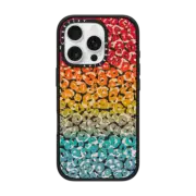 iPhone 16 Pro Impact Case CHEEKY CHEETAH VIBRANT RAINBOW IPHONE, LEOPARD PRINT COLORFUL ANIMAL PATTERN OMBRE By Ebi Emporium