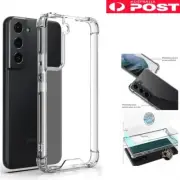 For Galaxy S24/23/22/21/20/10/9 S8 Note Tough Hybrid Hard Transparent Case Cover