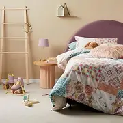 Pop Patchwork Printed Single Quilt Cover Set