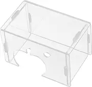 Transparent Acrylic Hamster Hideout Spacious Clear Habitat for Dwarf Hamsters Gerbils Small Pets Safe Easy to Clean Multipurpose Hideaway for Play Rest