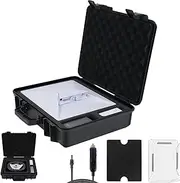 Mini Case, Hard Travel Case for Mini Dish Kit, Waterproof Carrying Case with Molded Foam, Mini Dish Protect Cover and 9.8FT Mini DC Power Cable