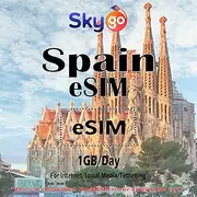 Skygo eSIM | Spain for 15Days| Prepaid eSIM 500MB 5G Data & Unlimited Data | Data ONLY