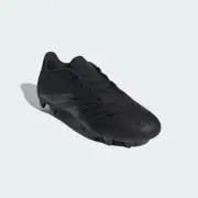 Adidas Predator Club IG7759 Mens 10.5 Black Flexible Ground Football Boots TF359