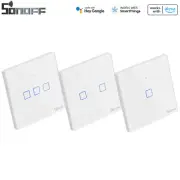 SONFF T0 UK Smart Wifi wall touch light switch Wireless APP control eWeLink