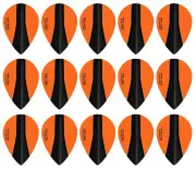 5 New Sets Harrows Retina X Pear Dart Flights – Ships w/ Tracking - Orange