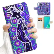 ( For Vivo Y20S ) Wallet Flip Case Cover AJ23966 Aboriginal Art